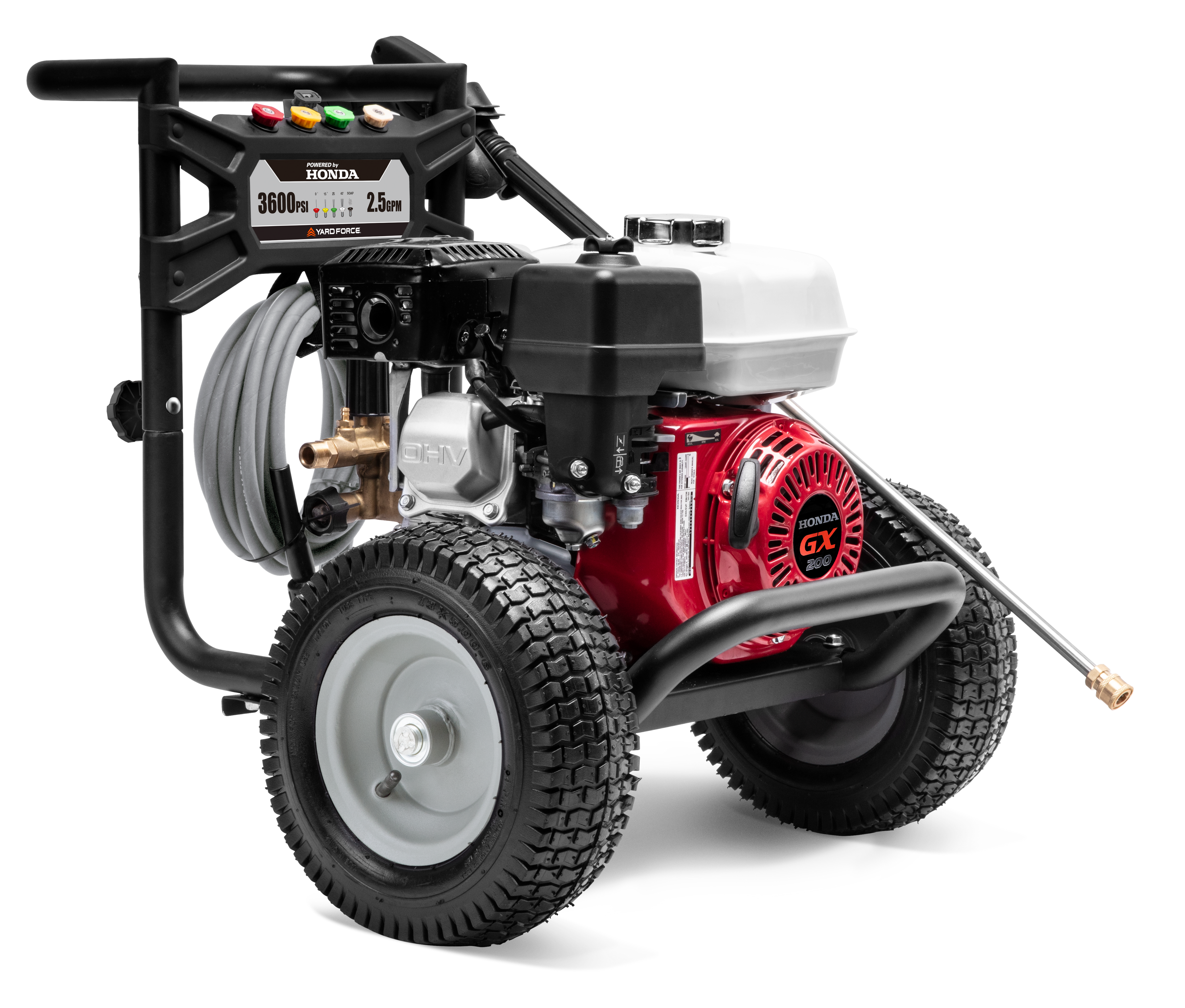 Yard Force YF3600-H 3600 PSI Gas Pressure Washer - Honda GX200