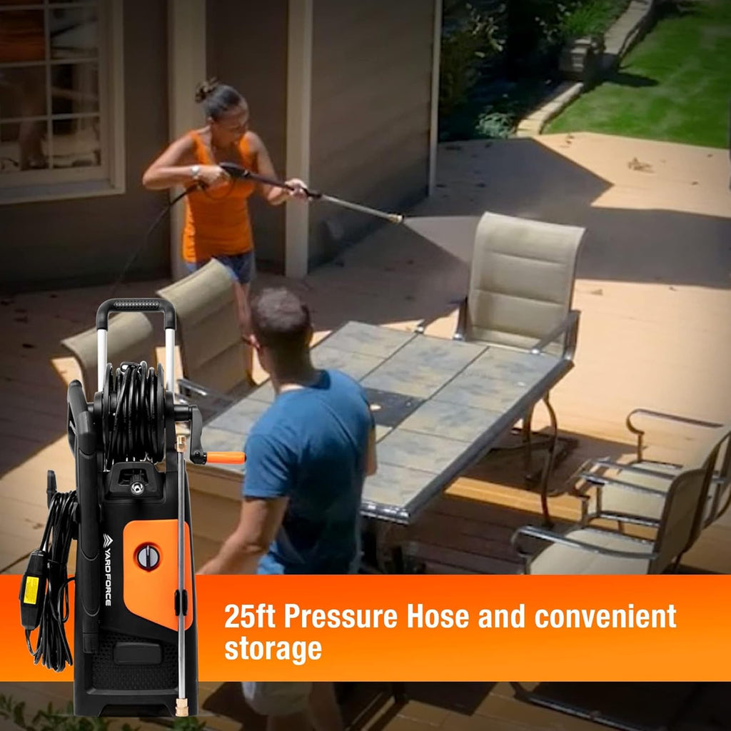 Yard Force EW U20 Electric Pressure Washer - 2000 PSI