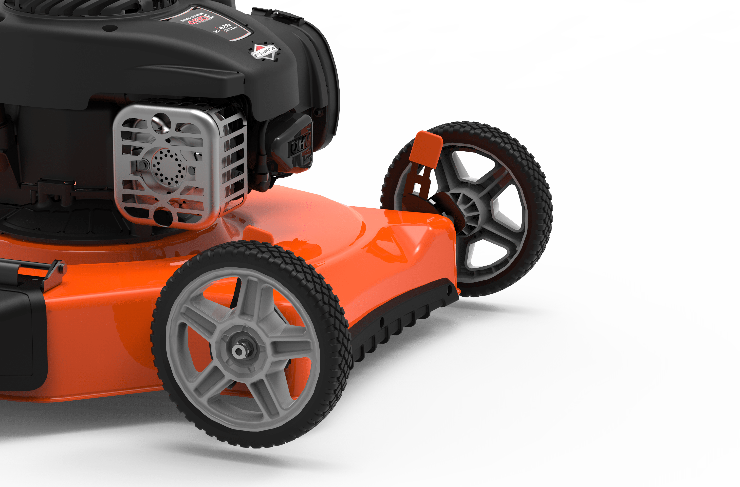 Yard Force 21" Side Discharge Gas Mower (5-Position)