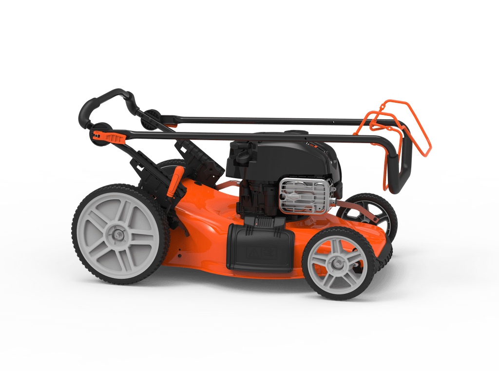 Yard Force 22" 3-in-1 Self-Propelled RWD Gas Mower with Vertical Storage