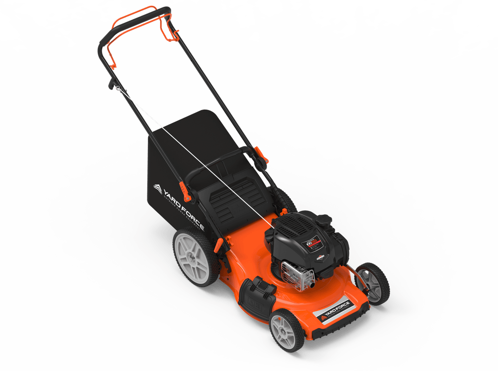 Yard Force 22" 3-in-1 Self-Propelled RWD Gas Mower with Vertical Storage