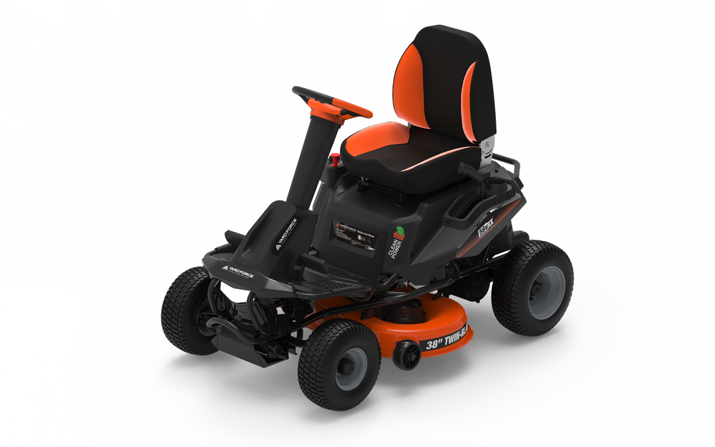 Yard Force 38" 56V LFP Battery-Powered Riding Lawn Mower